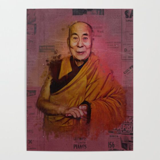 14th Dalai Lama Poster