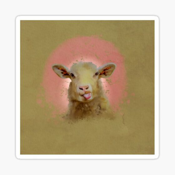 A Sheep Sticker