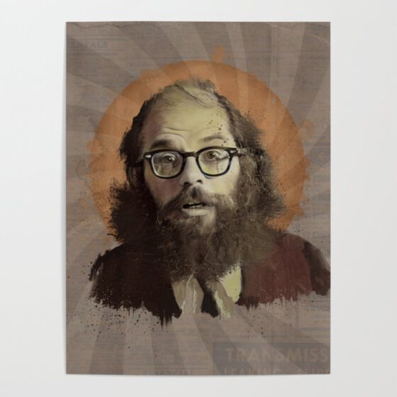 ALLEN GINSBURG Poster