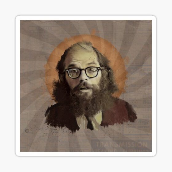 ALLEN GINSBURG Sticker