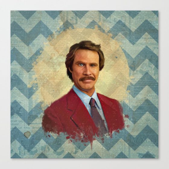 ANCHORMAN Canvas Print