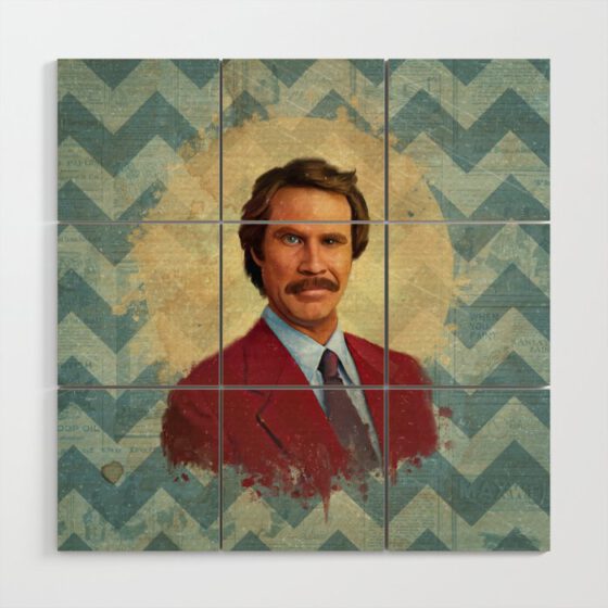 ANCHORMAN Wood Wall Art