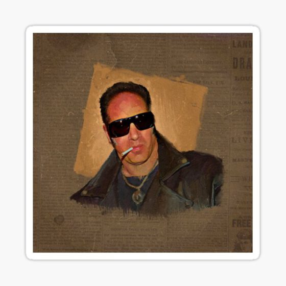 ANDREW DICE CLAY- COOL COMEDIAN PORTRAITS Sticker
