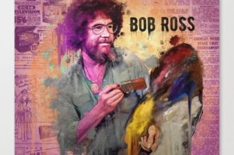 Bob Ross Canvas Print