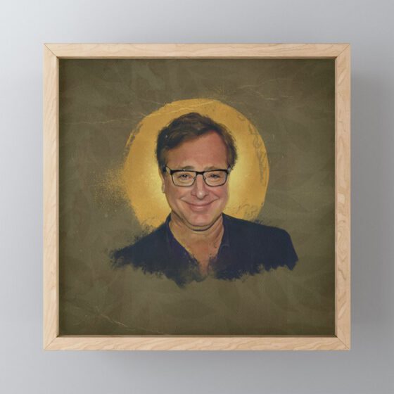 BOB SAGET Framed Mini Art Print