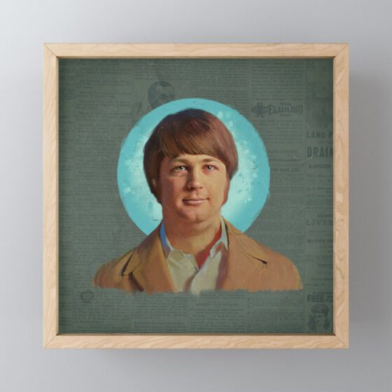 BRIAN WILSON  Framed Mini Art Print