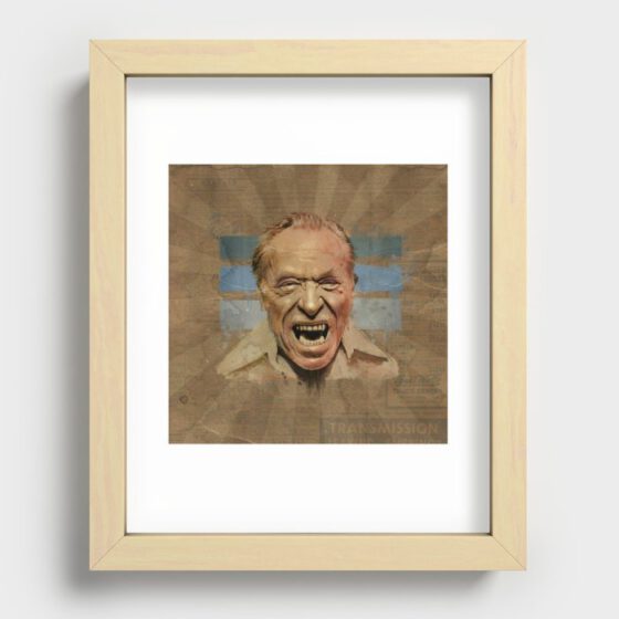 Bukowski  Recessed Framed Print