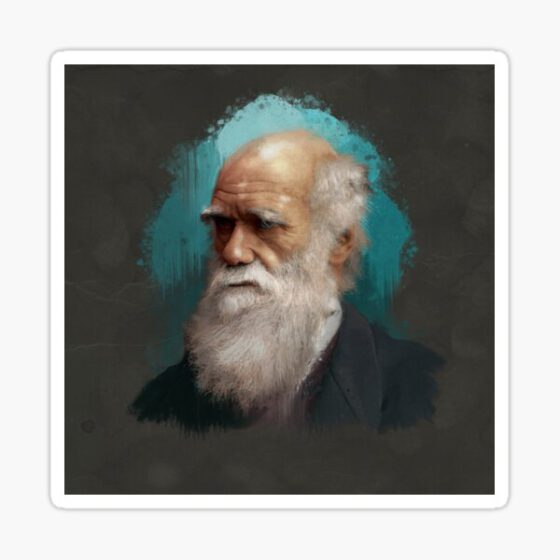 CHARLES DARWIN  Sticker