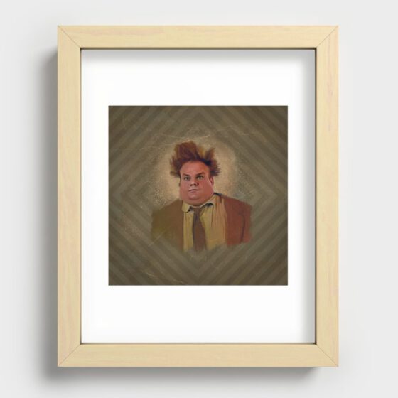 Chris Farley  Recessed Framed Print