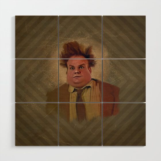 Chris Farley  Wood Wall Art