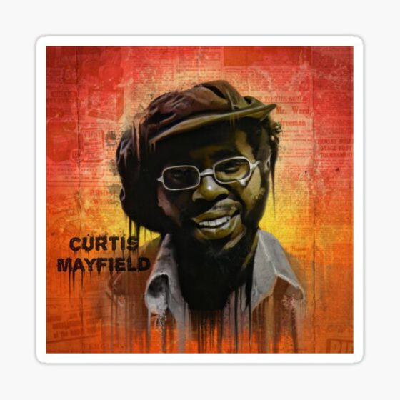 CURTIS MAYFIELD Sticker