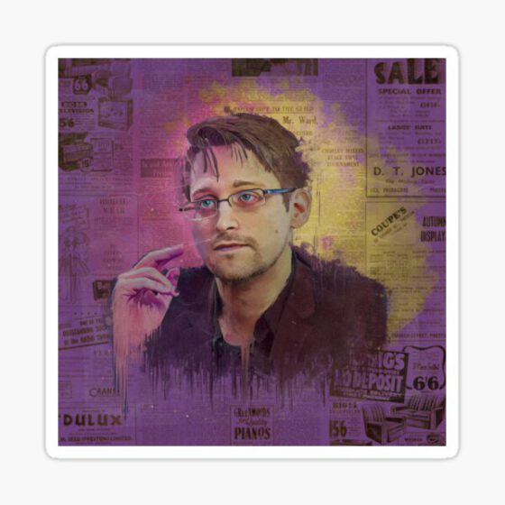 EDWARD SNOWDEN  Sticker