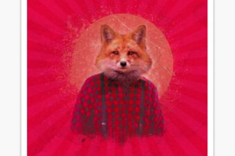 Foxy Lumberjack Sticker