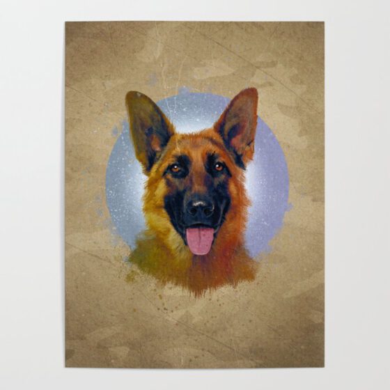 German Shepherd Lover! Poster