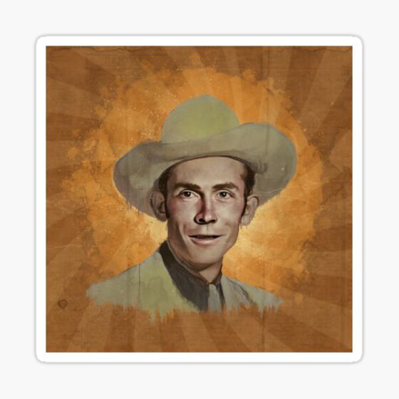 Hank williams  Sticker