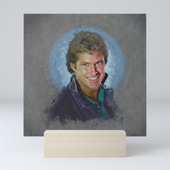 HASSELHOFF  Mini Art Print