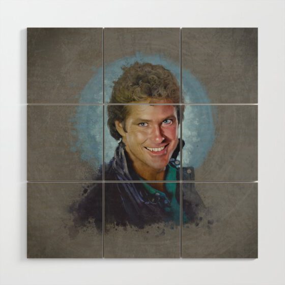 HASSELHOFF  Wood Wall Art