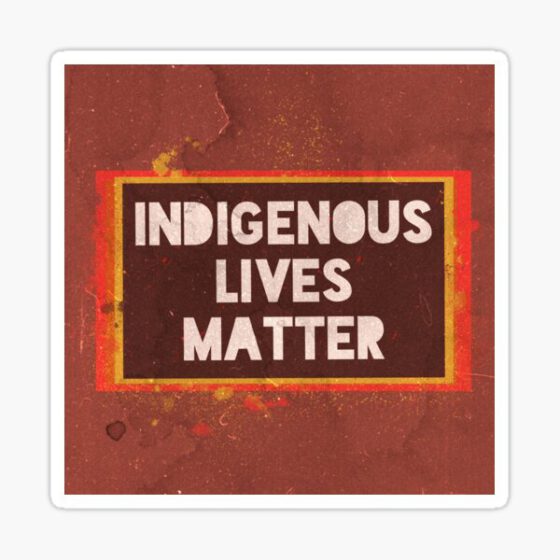 Indigenous lives matter  Sticker