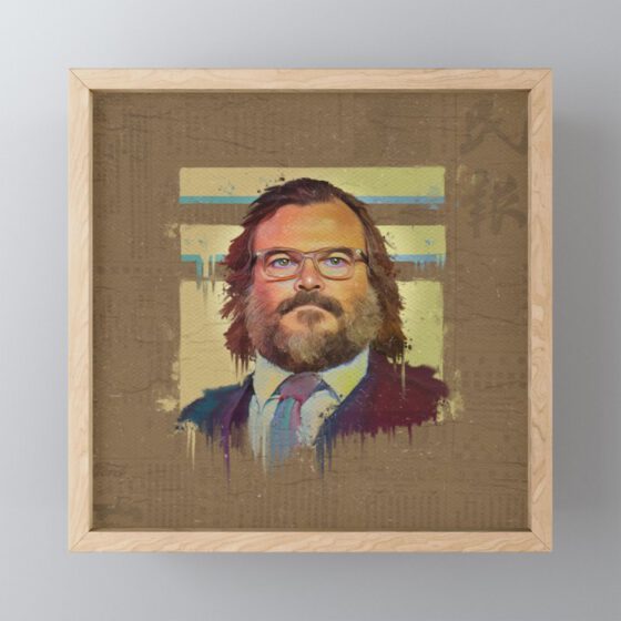 Jack Black Framed Mini Art Print