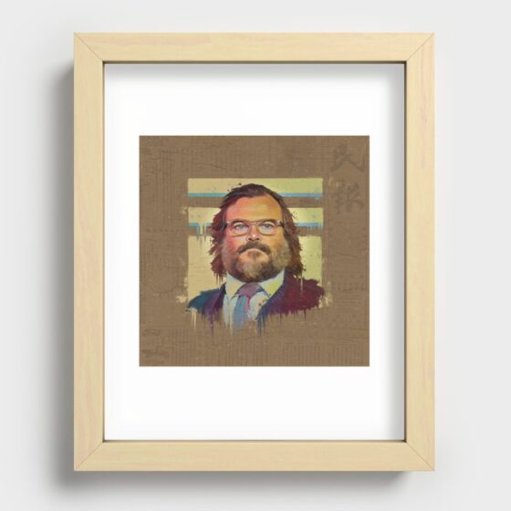 Jack Black Recessed Framed Print