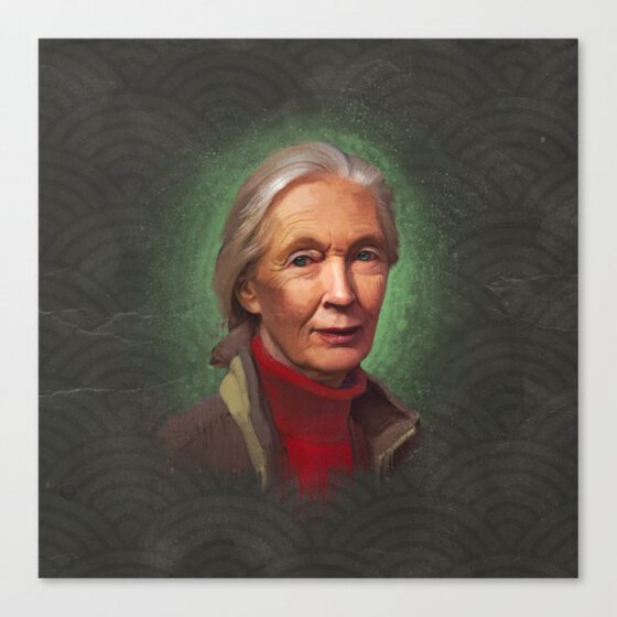 JANE GOODALL  Canvas Print