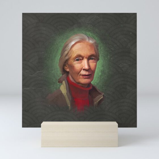 JANE GOODALL  Mini Art Print