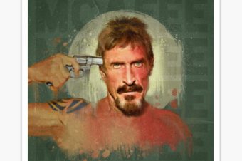 John McAfee Shirts Sticker