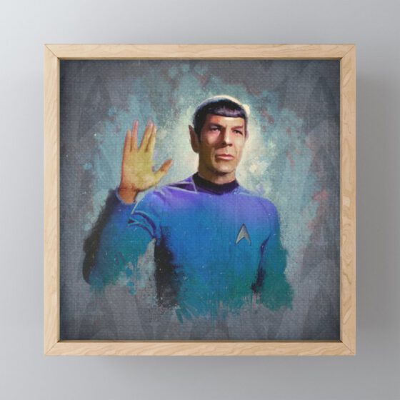 Live long and prosper Framed Mini Art Print