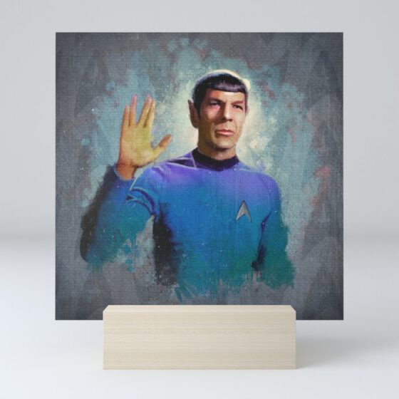 Live long and prosper Mini Art Print