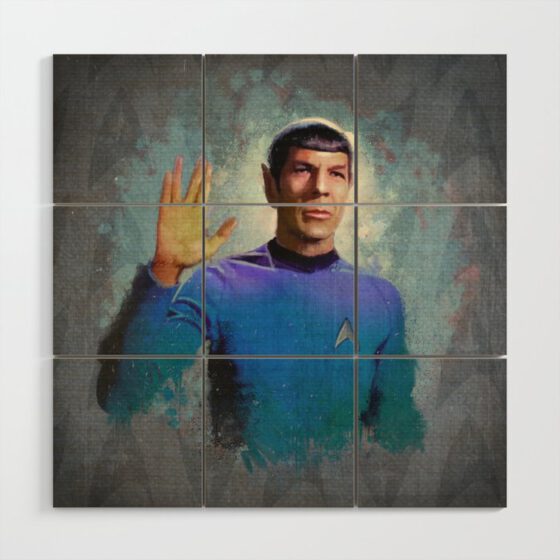 Live long and prosper Wood Wall Art