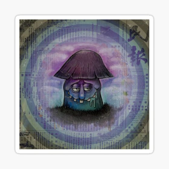 magic mushrooms  Sticker
