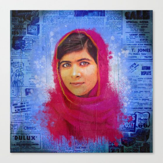 Malala Yousafzai Canvas Print