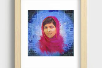 Malala Yousafzai Recessed Framed Print