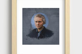 MARIE CURIE Recessed Framed Print