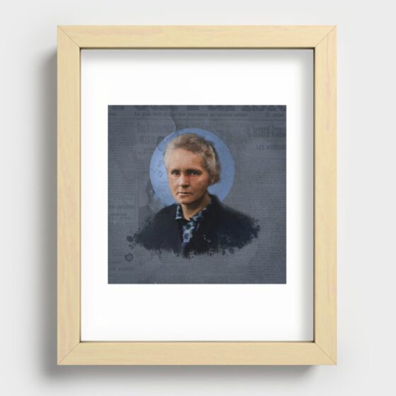 MARIE CURIE Recessed Framed Print