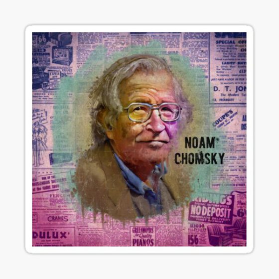 Noam Chomsky  Sticker