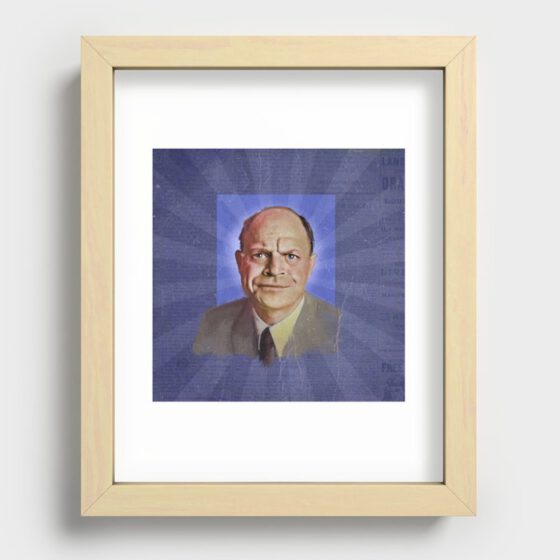 RICKLES Recessed Framed Print