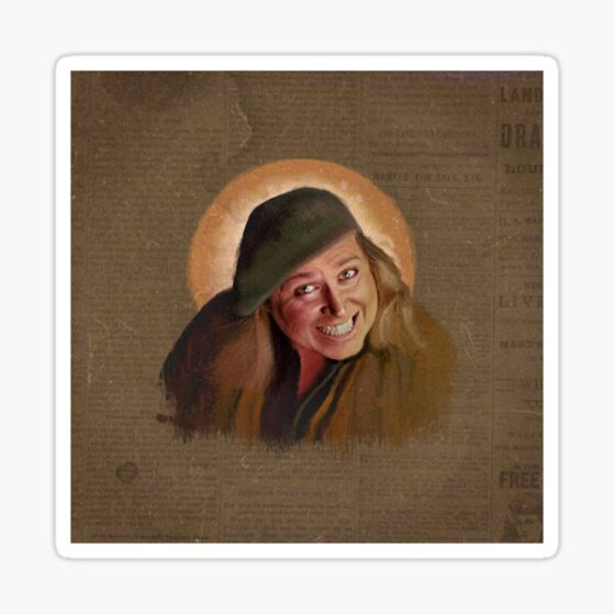 SAM KINISON- COOL COMEDIAN PORTRAITS Sticker