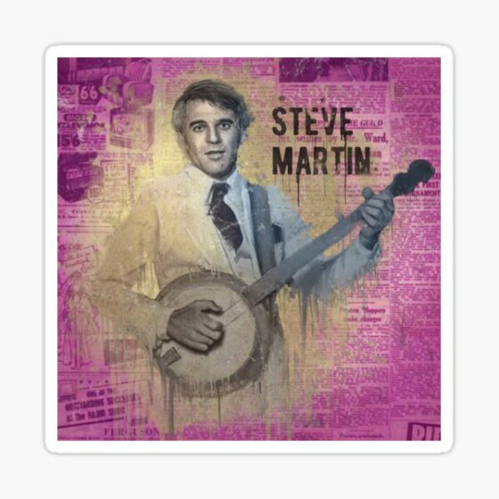 STEVE MARTIN Sticker