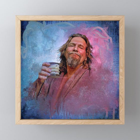 The dude Framed Mini Art Print