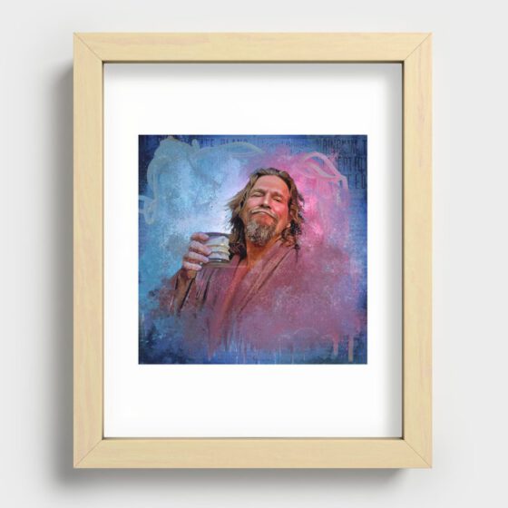 The dude Recessed Framed Print