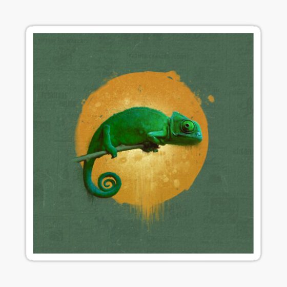 THE INCREDIBLE CHAMELEON  Sticker