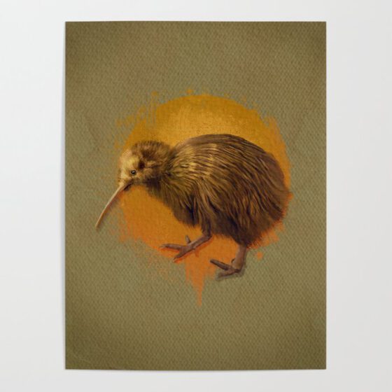 THE KIWI BIRD Poster