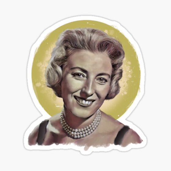 VERA LYNN – Famous musician portraits  Sticker