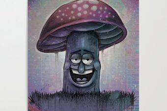 Happy mushroom Poster